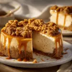 apple cider donut cheesecake - featured image