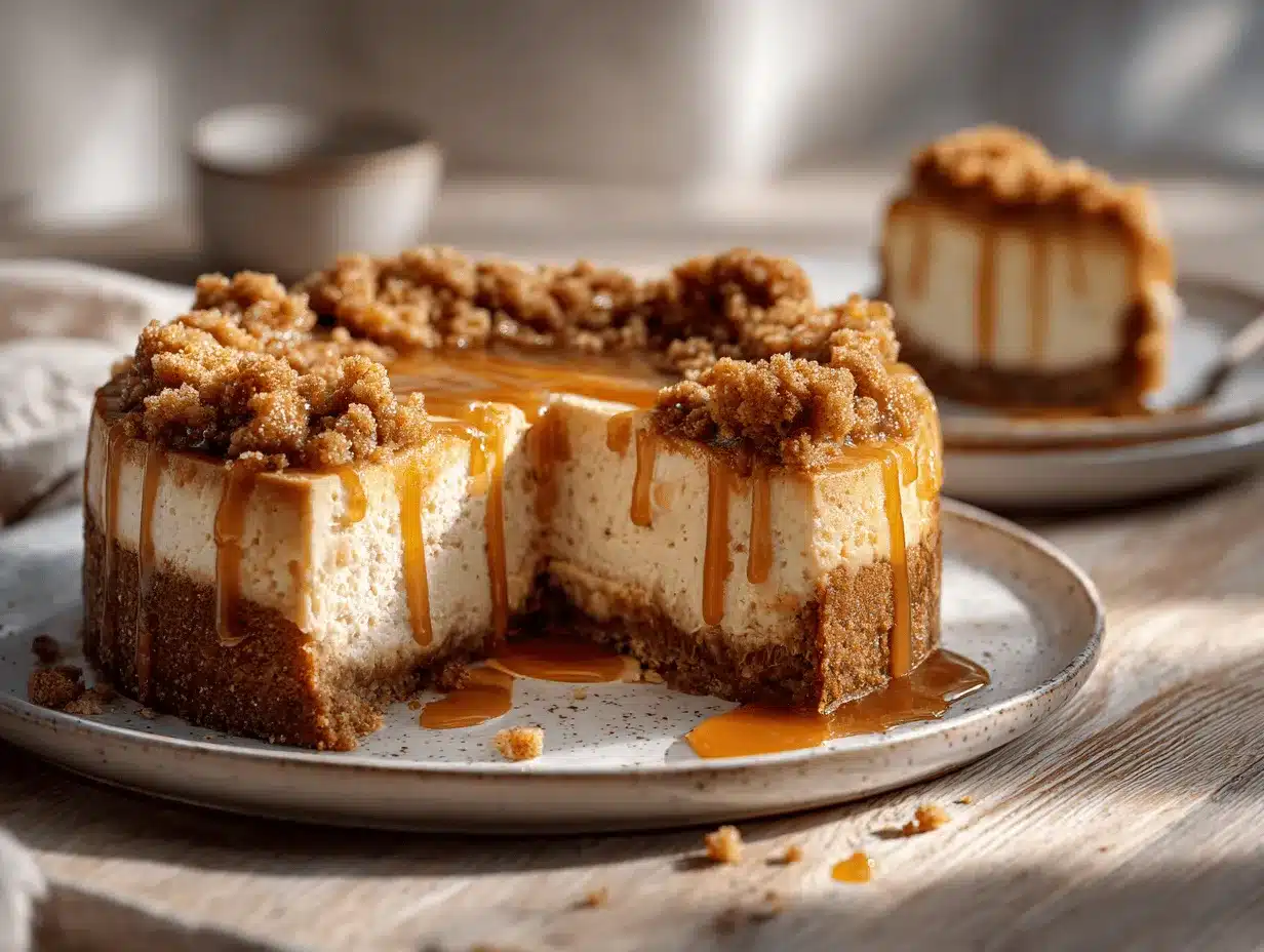 apple cider donut cheesecake preparation steps