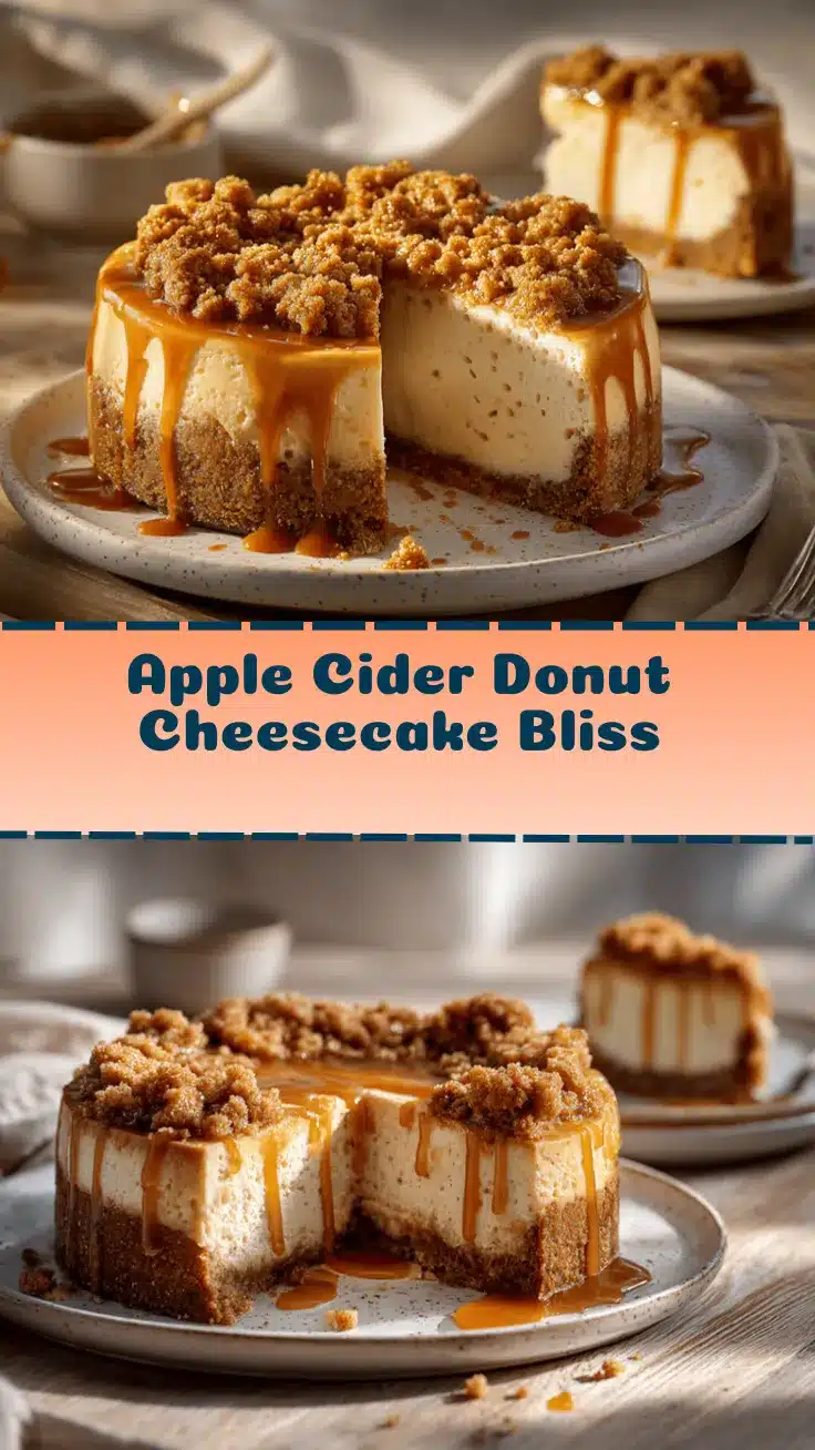 apple cider donut cheesecake recipe