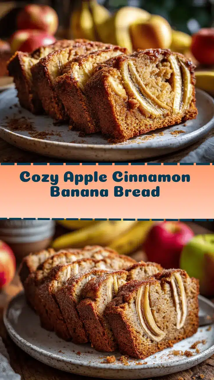 apple cinnamon banana bread recipe