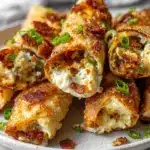 bacon jalapeño popper eggrolls - featured image