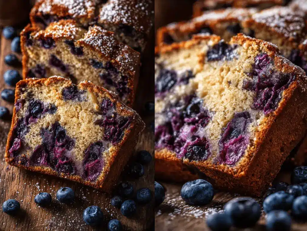 blueberry banana bread - featured image