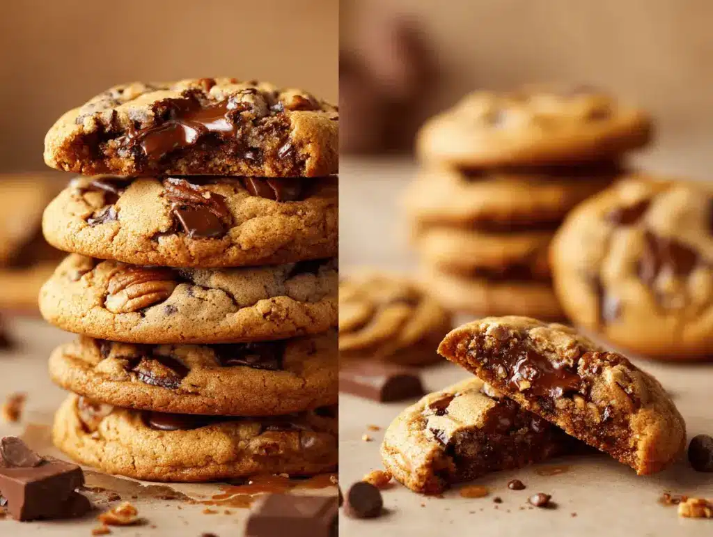 brown butter chocolate chip cookies - featured image