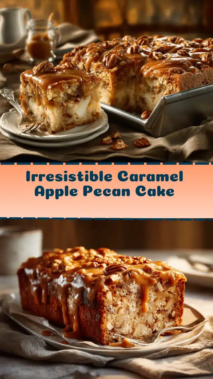 Caramel Apple Pecan Tornado Cake recipe