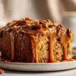 caramel pecan banana bread - featured image