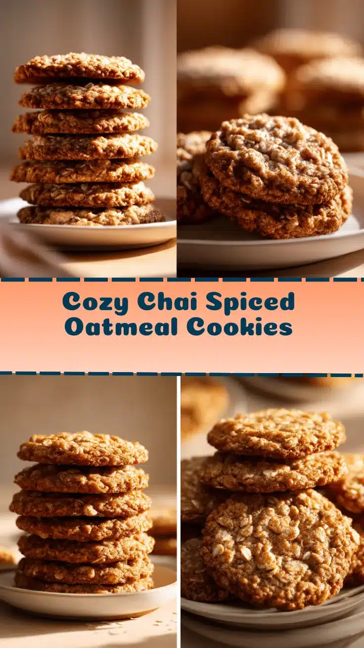 chai spiced oatmeal cookies recipe
