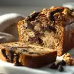 chocolate chip walnut banana bread - featured image