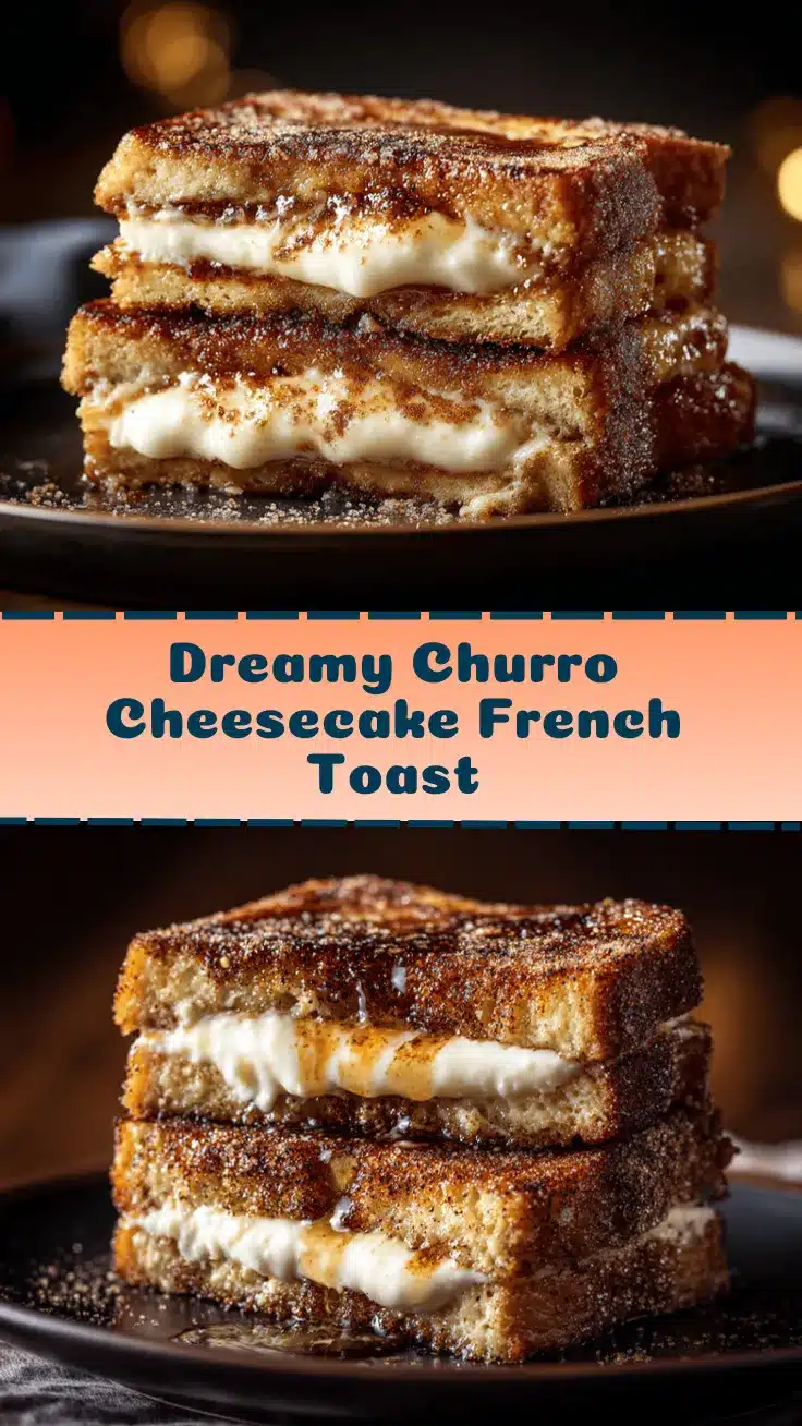 churro cheesecake stuffed French toast recipe