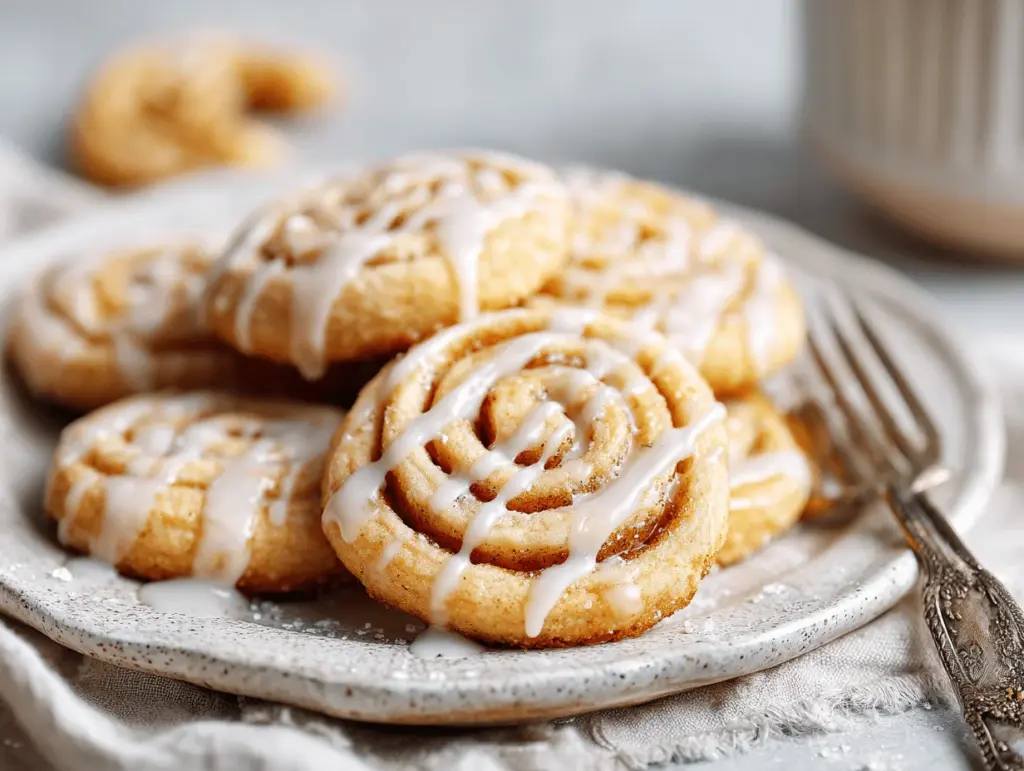 cinnamon roll cookies - featured image