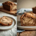 cinnamon swirl banana bread - featured image