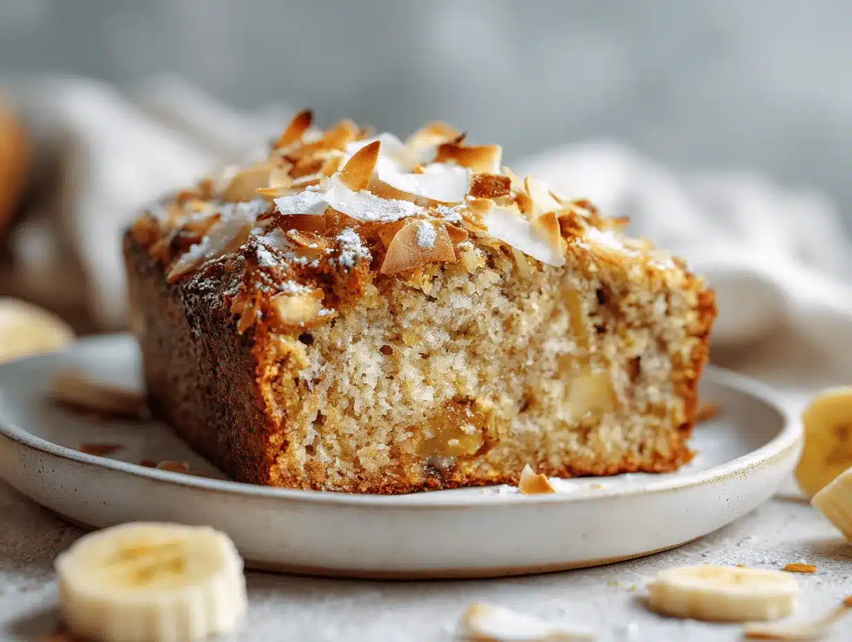 coconut banana bread preparation steps
