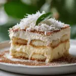 coconut rum tres leches tiramisu - featured image