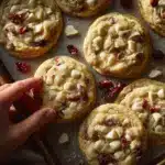 cranberry white chocolate cookies - featured image