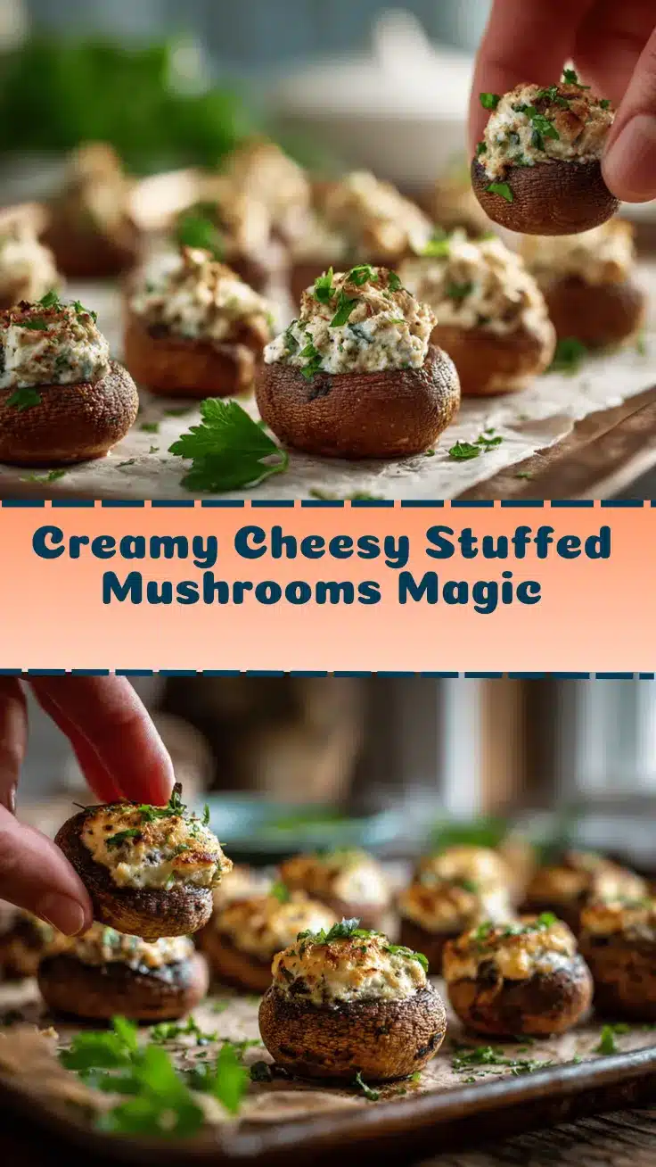 cream cheese stuffed mushrooms recipe