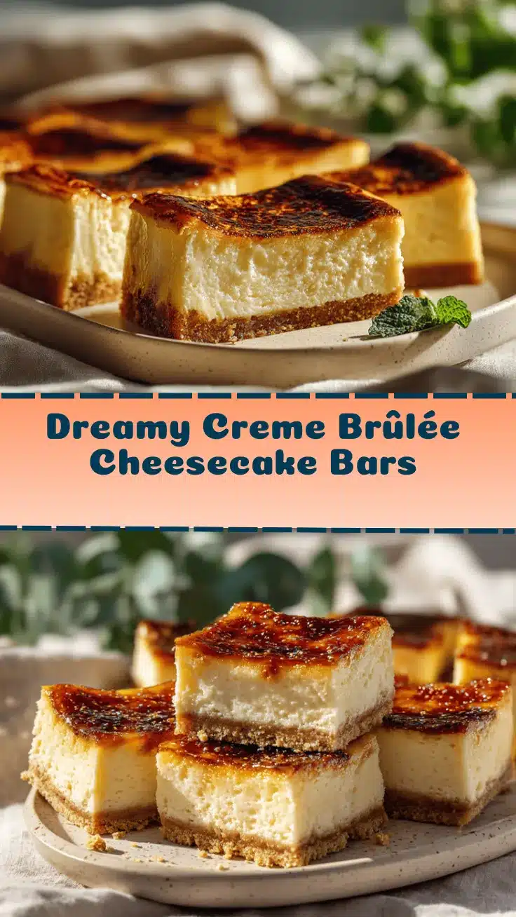 creme brûlée cheesecake bars recipe