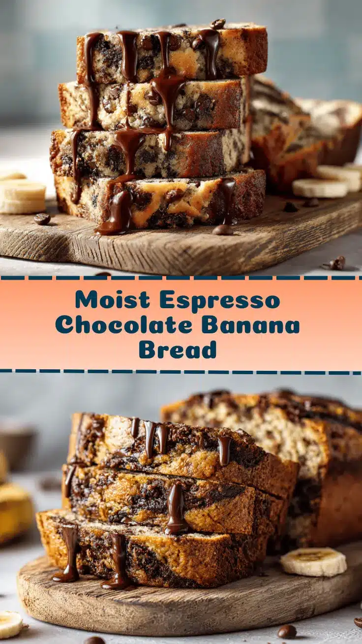 espresso chocolate banana bread recipe