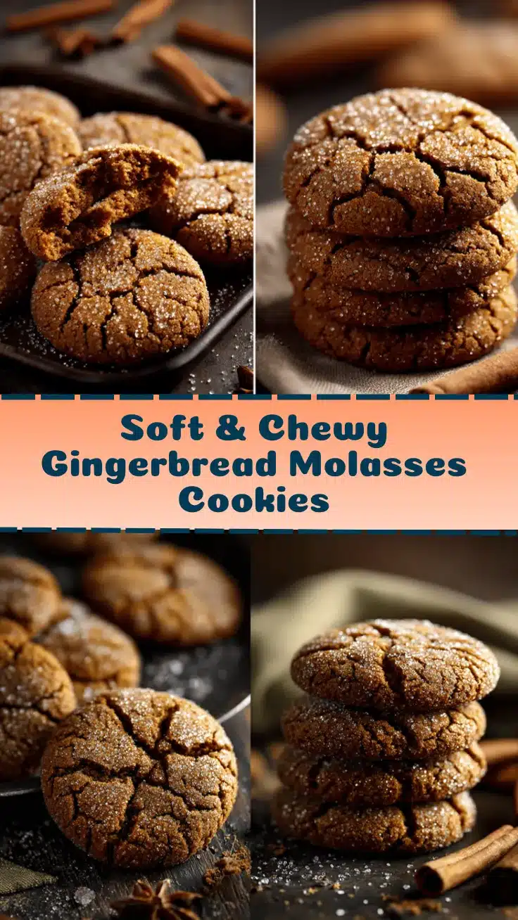 gingerbread molasses cookies recipe