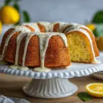 glazed lemon poppy seed bundt cake - featured image