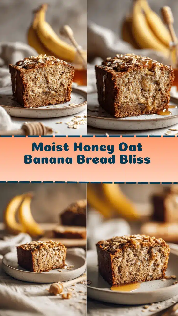 honey oat banana bread recipe