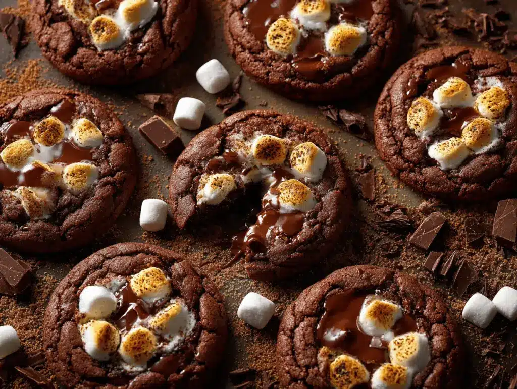 hot chocolate cookies - featured image