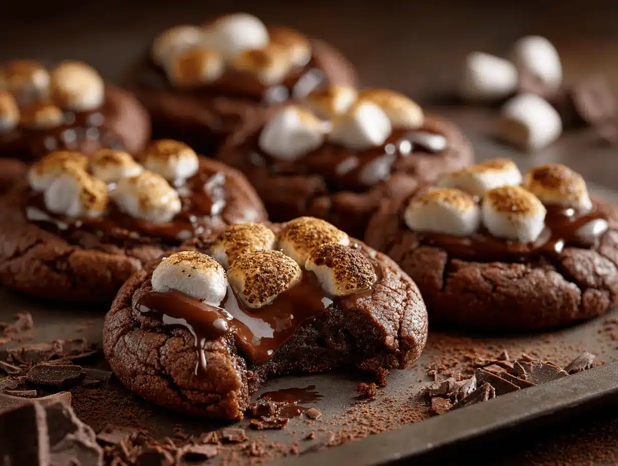 hot chocolate cookies preparation steps