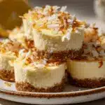 lemon coconut cheesecake bites - featured image