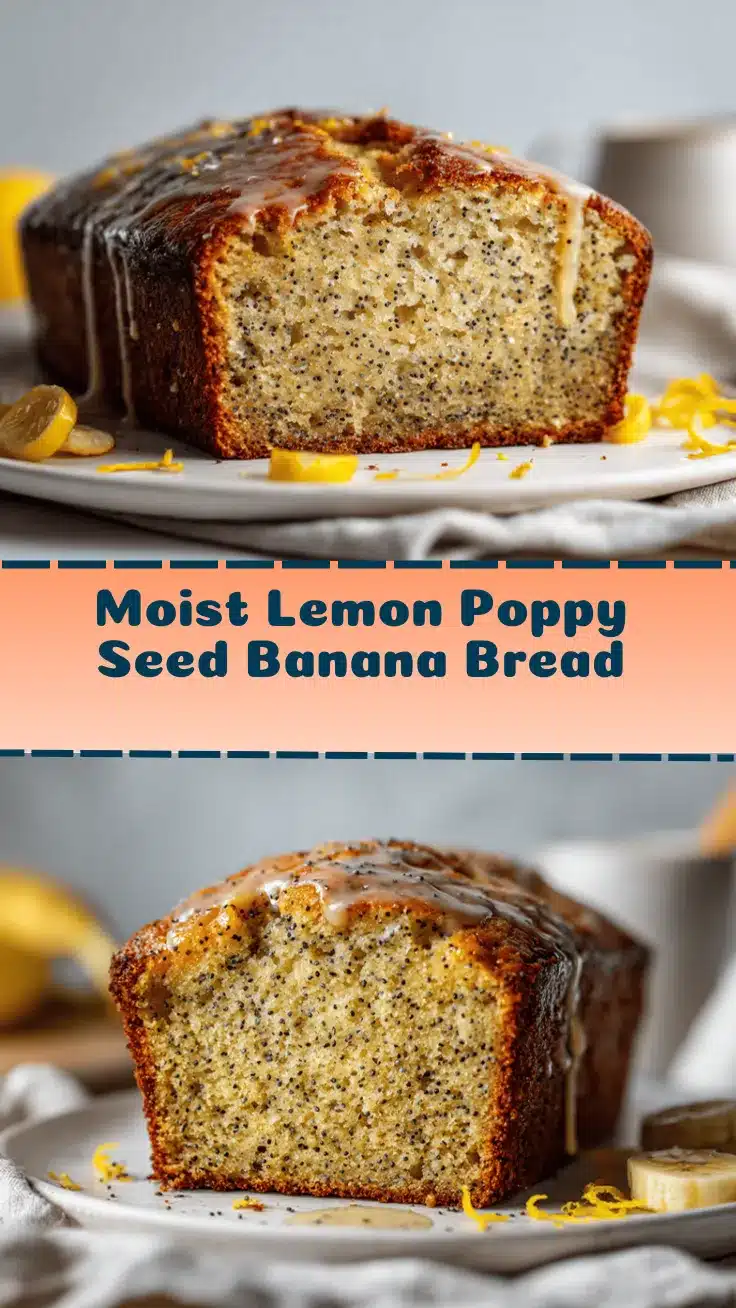 lemon poppy seed banana bread recipe