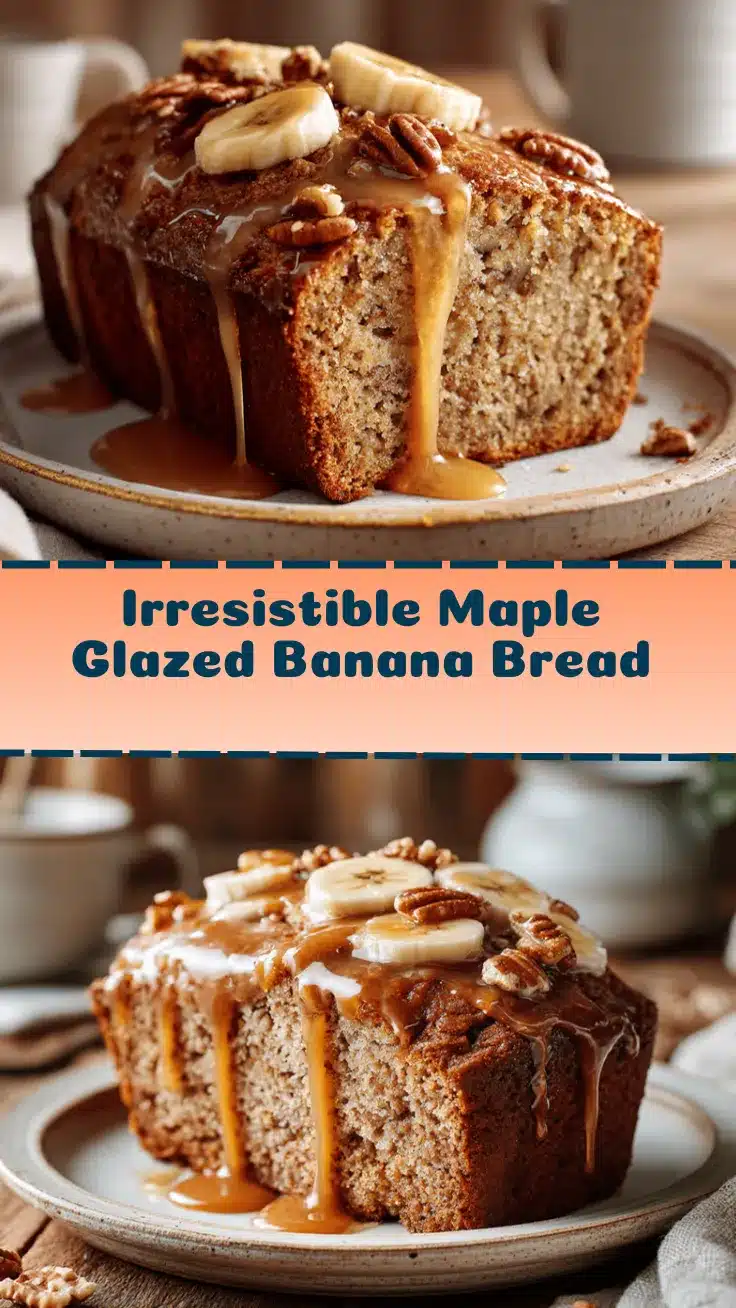 maple glazed banana bread recipe