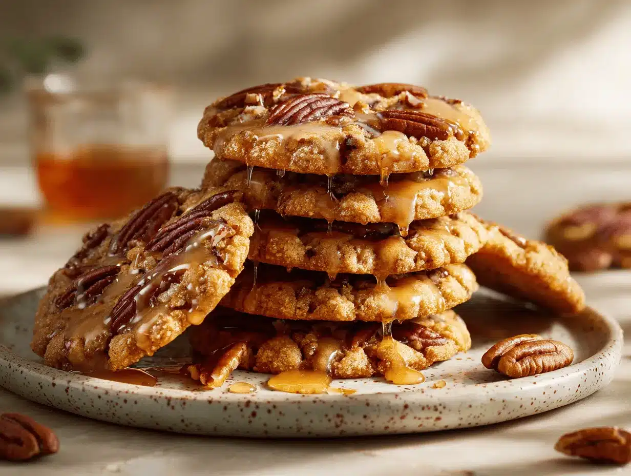 maple pecan shortbread cookies preparation steps