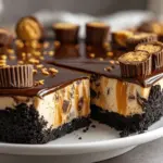 No-Bake Oreo Peanut Butter Cup Pie - featured image
