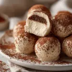 no-bake tiramisu cheesecake bites - featured image