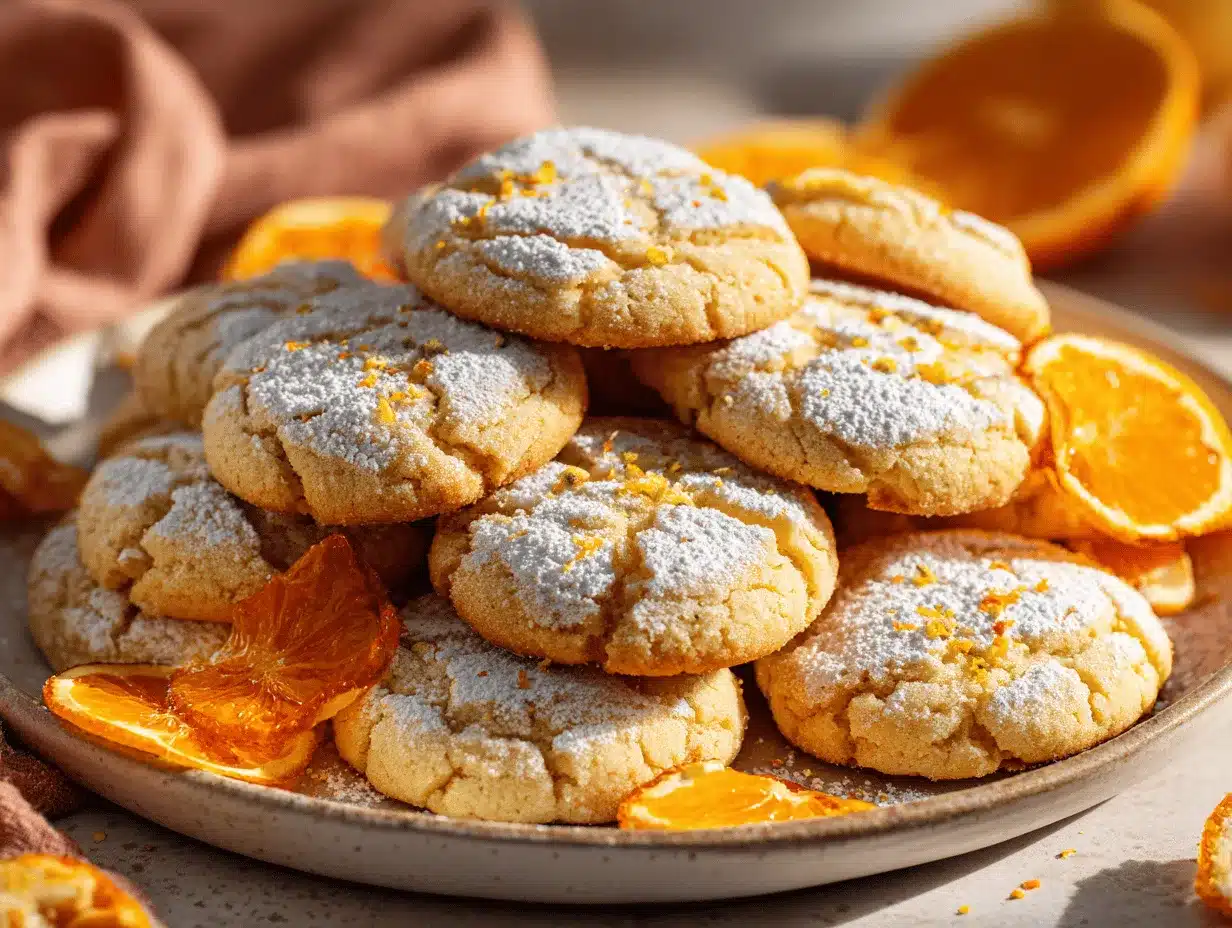 orange cardamom cookies preparation steps