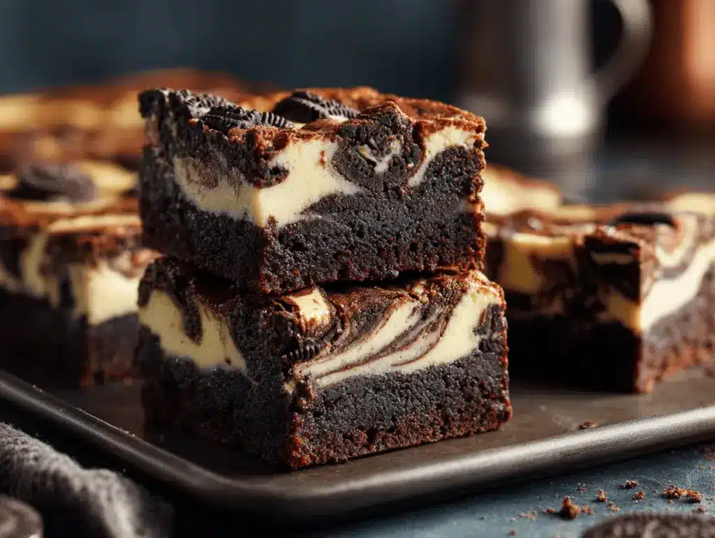 Oreo cheesecake brownies - featured image