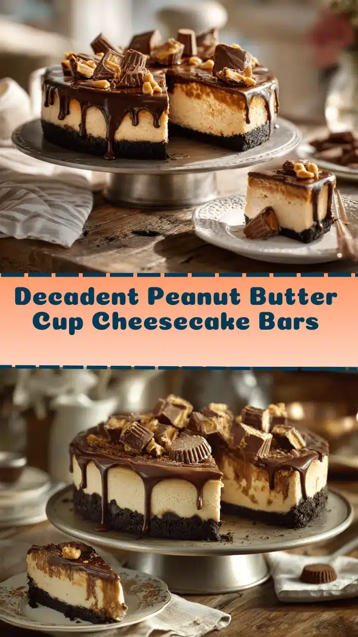 Peanut Butter Cup Millionaire’s Cheesecake recipe
