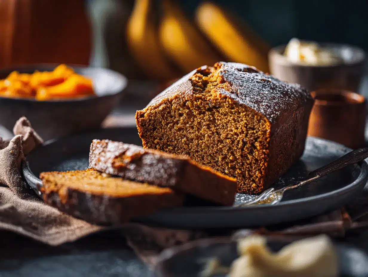 pumpkin banana bread preparation steps