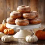 pumpkin spice cake donuts - featured image