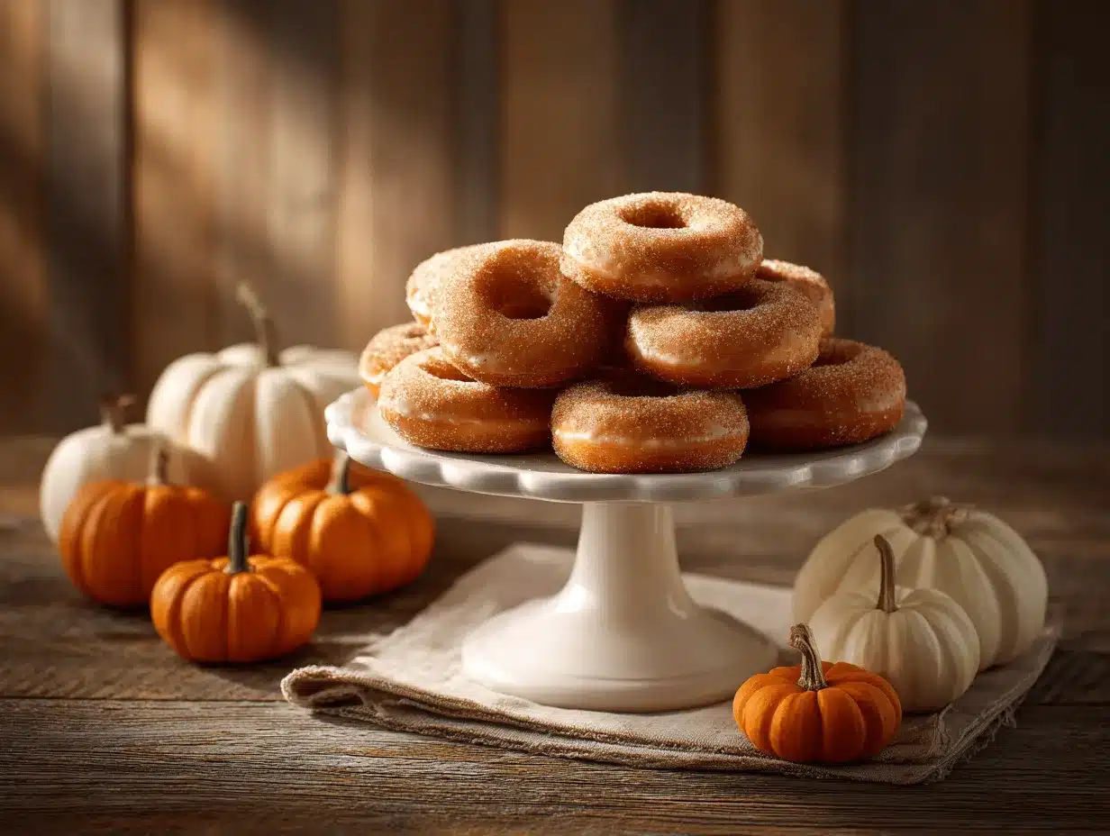 pumpkin spice cake donuts preparation steps