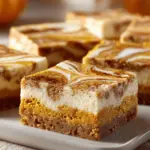 pumpkin spice cheesecake swirl bars - featured image