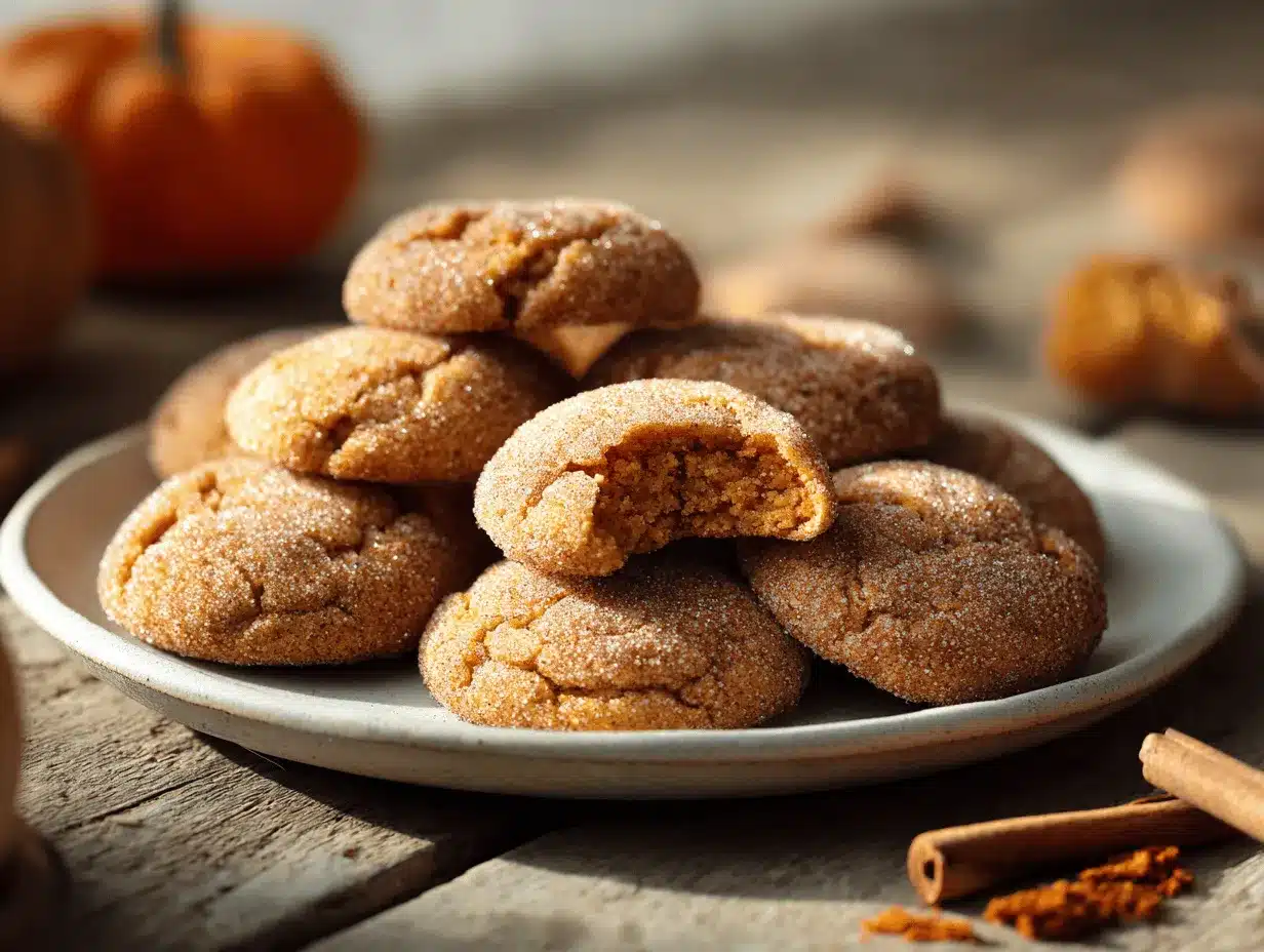 pumpkin spice snickerdoodles preparation steps