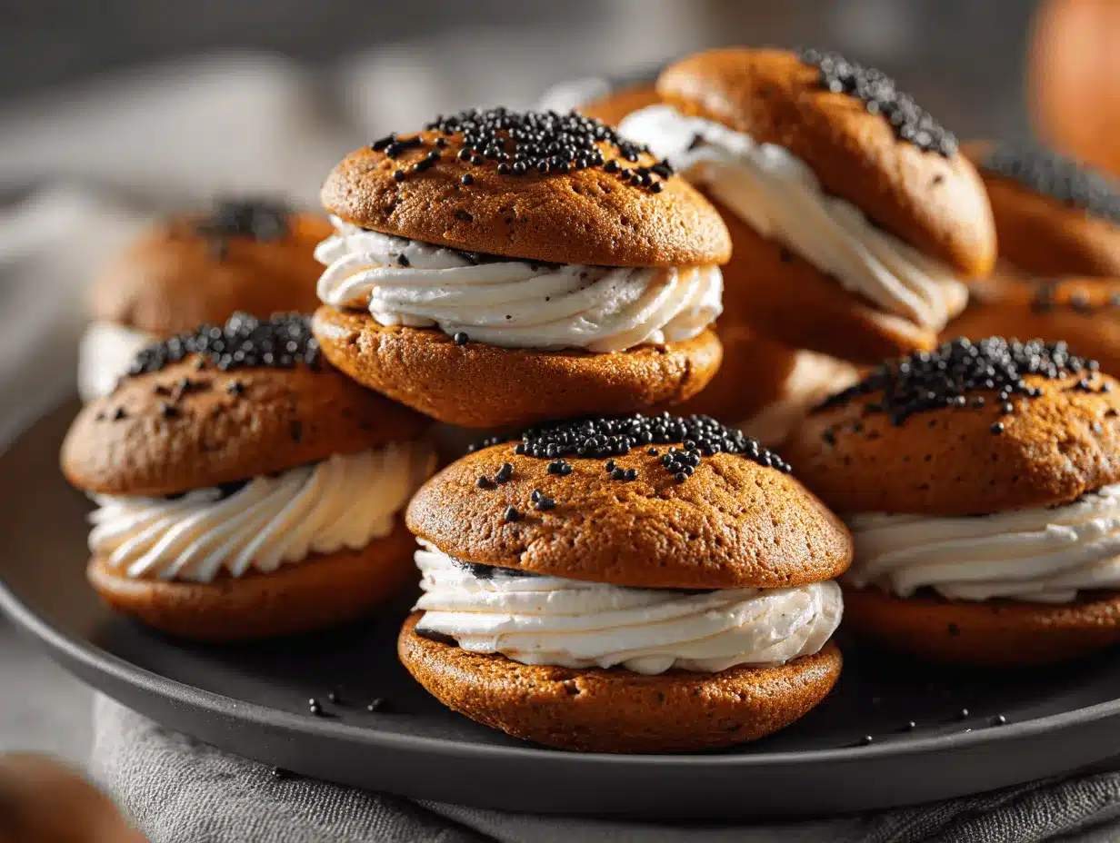 pumpkin spice whoopie pies preparation steps