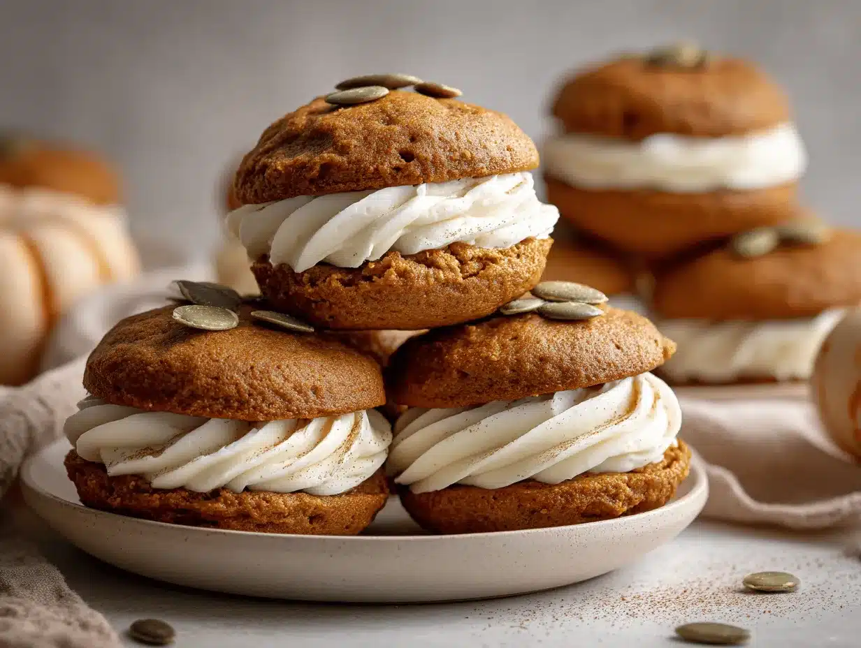 pumpkin spice whoopie pies preparation steps