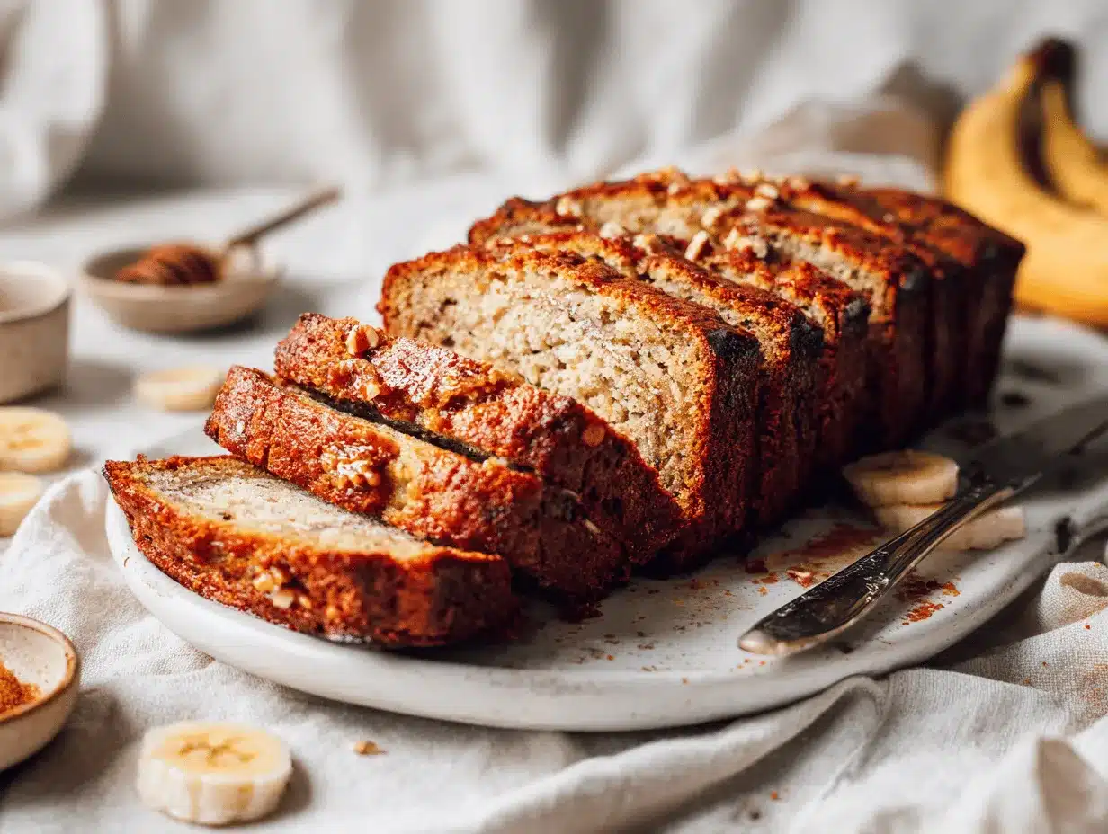 spiced rum banana bread preparation steps