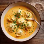Thai coconut curry chicken dumpling soup - featured image