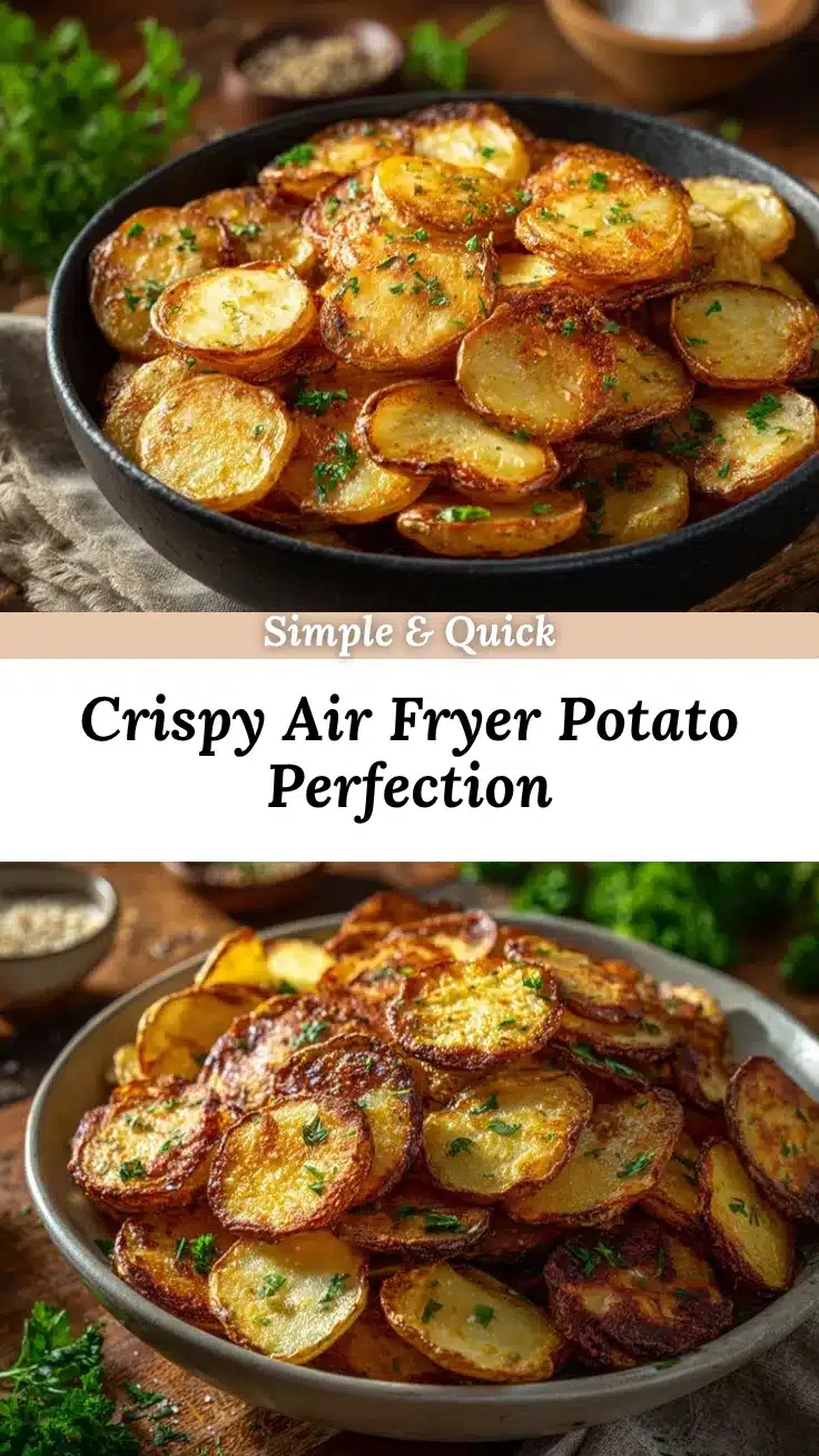 Air Fryer Potato Slices recipe
