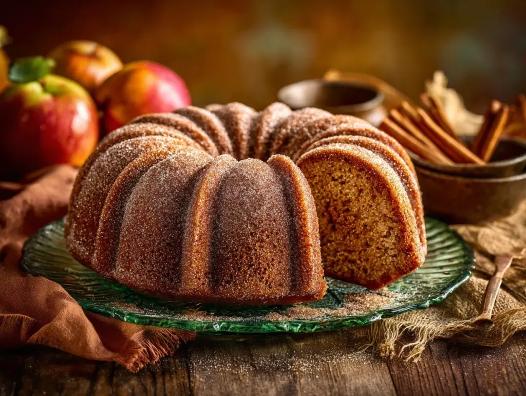 Apple Cider Donut Bundt Cake - featured image