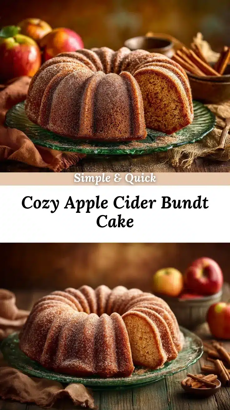 Apple Cider Donut Bundt Cake recipe