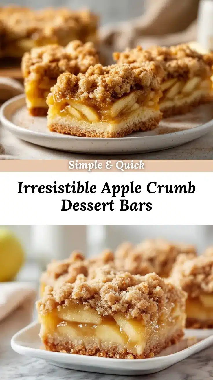 apple crumb bars recipe
