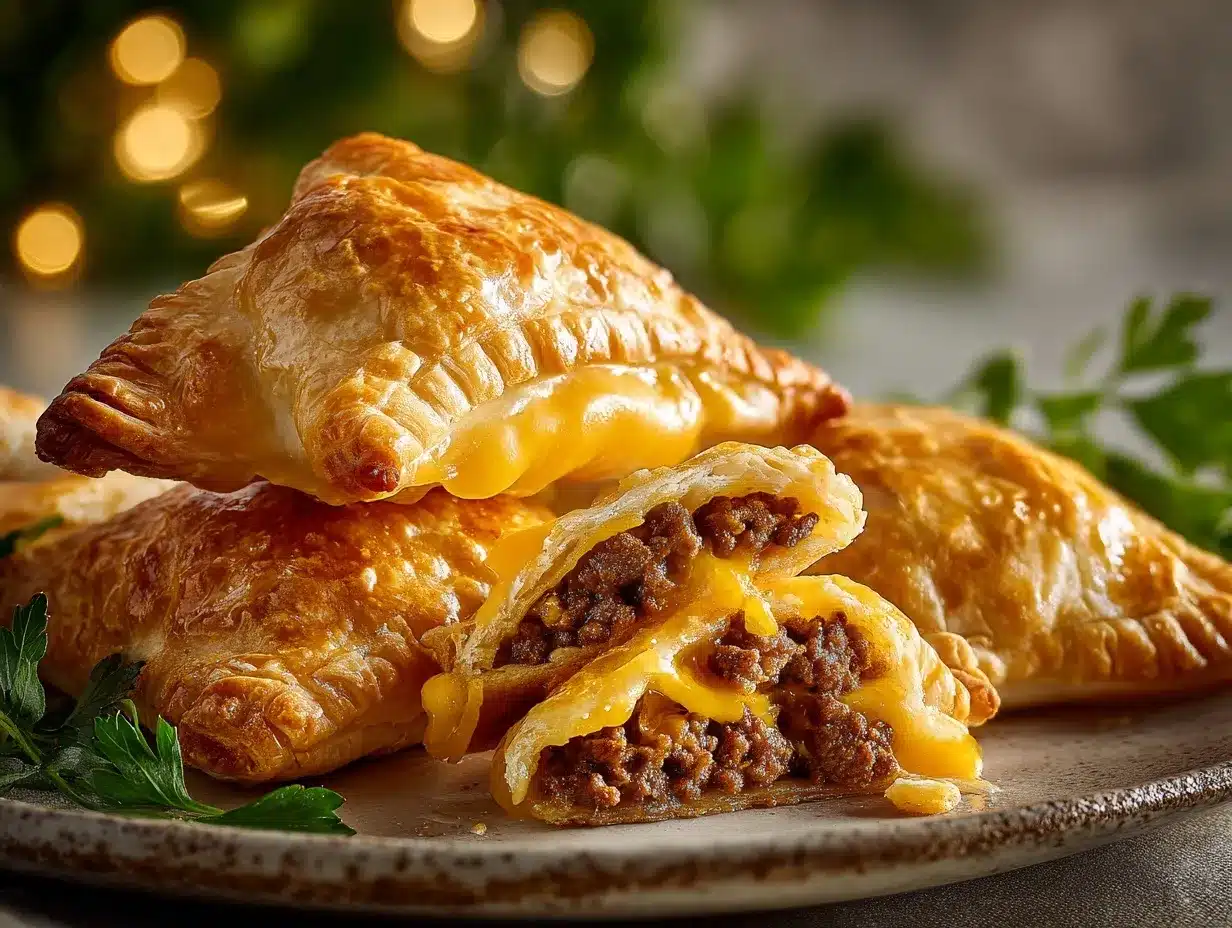cheeseburger pockets preparation steps