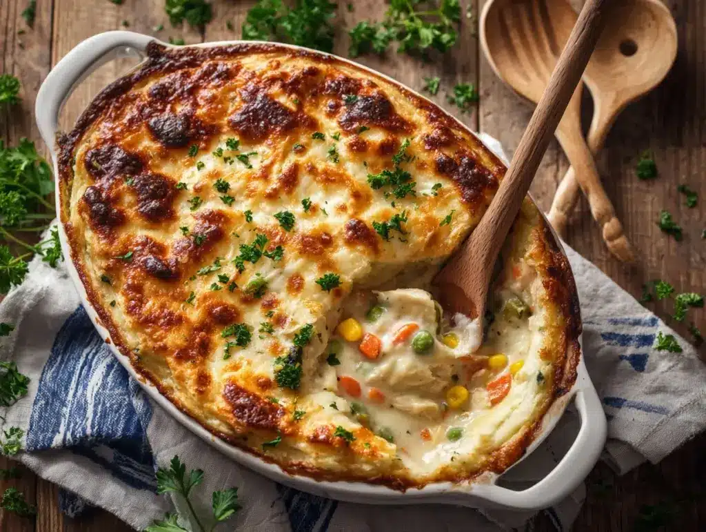 Chicken Cobbler Casserole - featured image