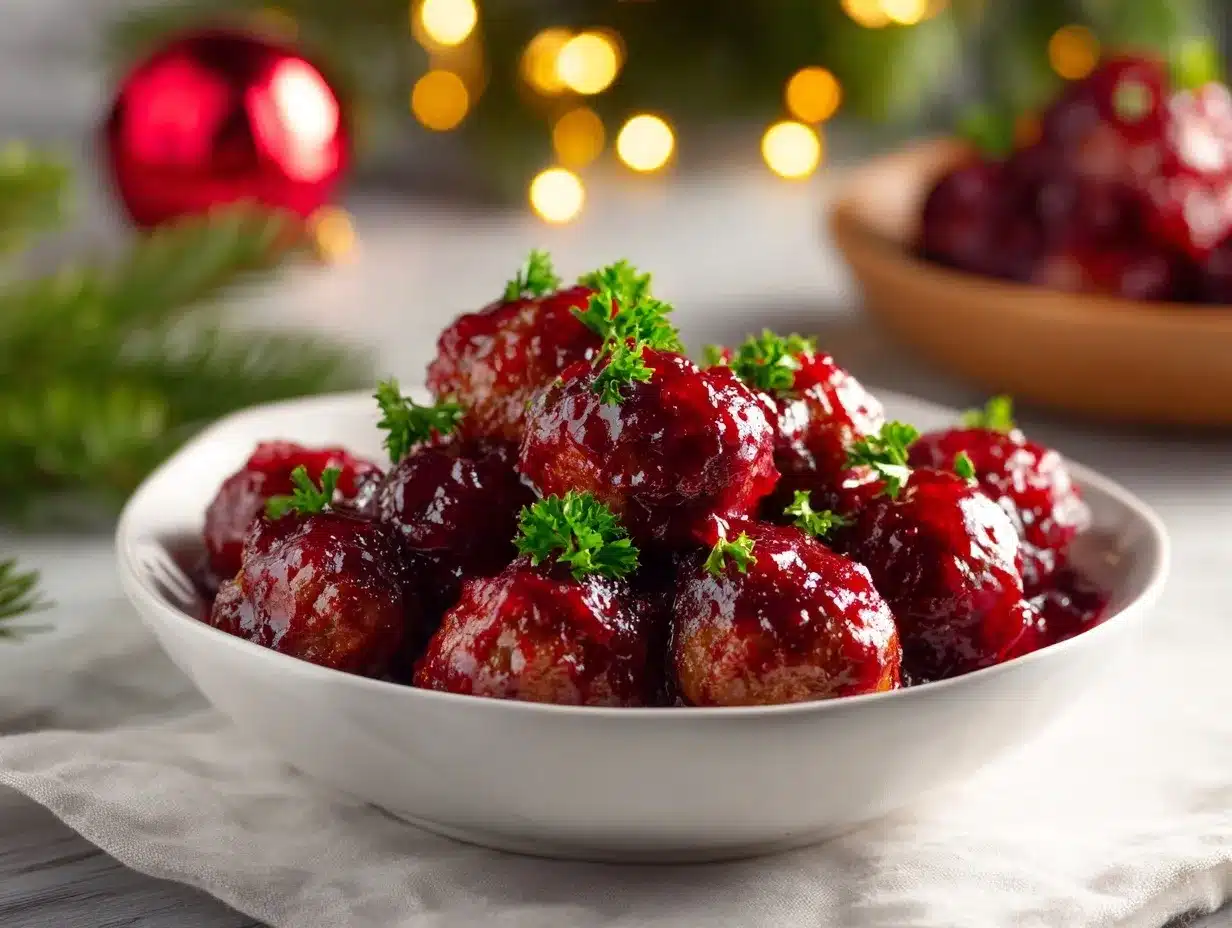 cranberry meatballs preparation steps